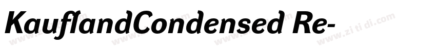 KauflandCondensed Re字体转换
